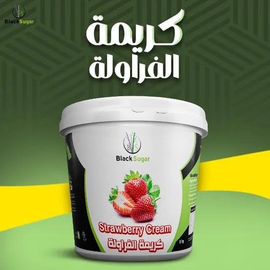 صورة كريمة فراولة كرانشي